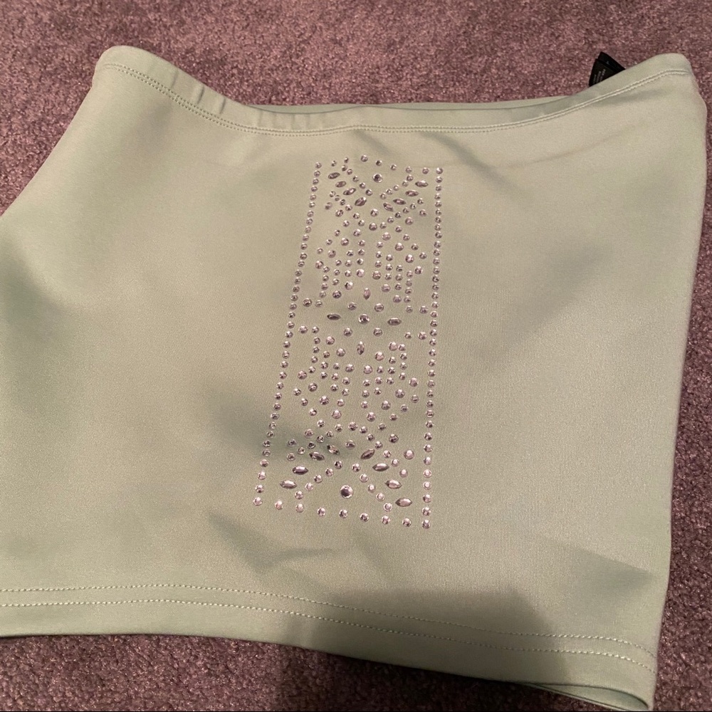Forever21 Rhinestone Short Shorts - Picture 3 of 5